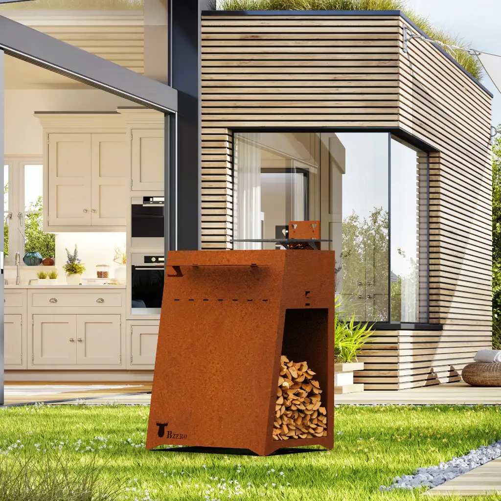 Plancha Baby Q corten