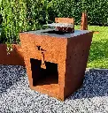 Plancha Square corten